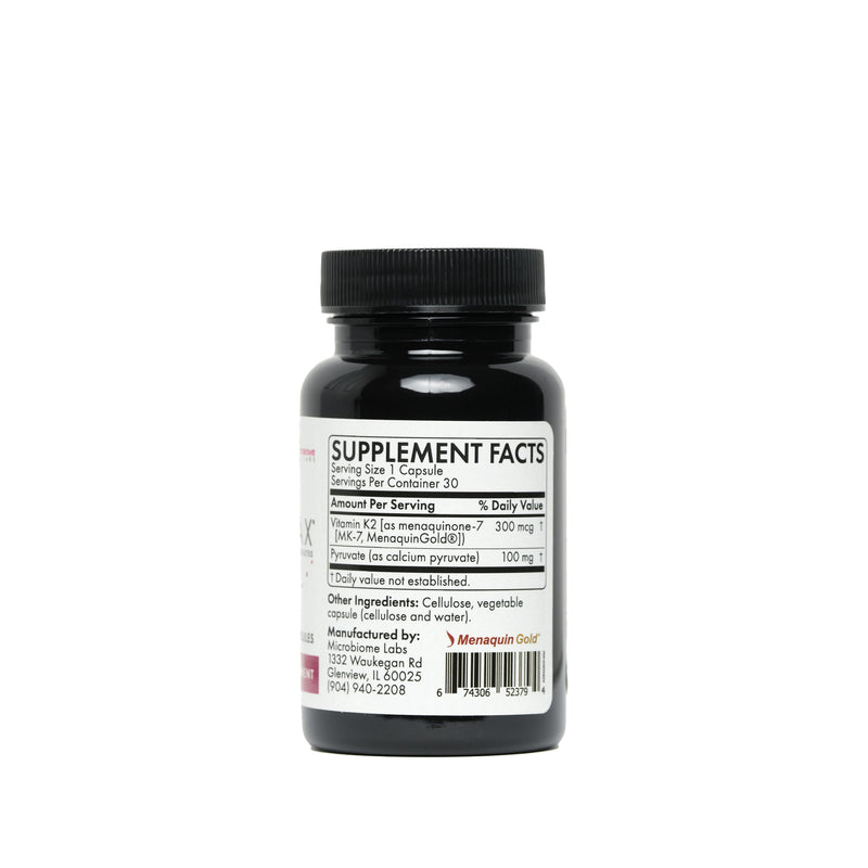 Myomax - Vitamin K2 Supplement (Microbiome Labs) Side
