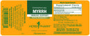 myrrh herb pharm label