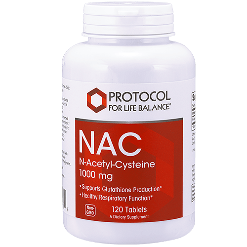 NAC n-acetyl-cysteine 1000 mg (protocol for life balance)