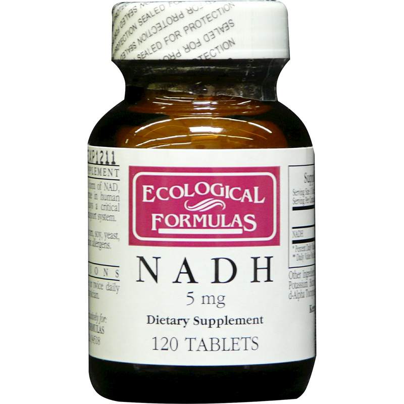 NADH 5 mg (Ecological Formulas) 120ct Front