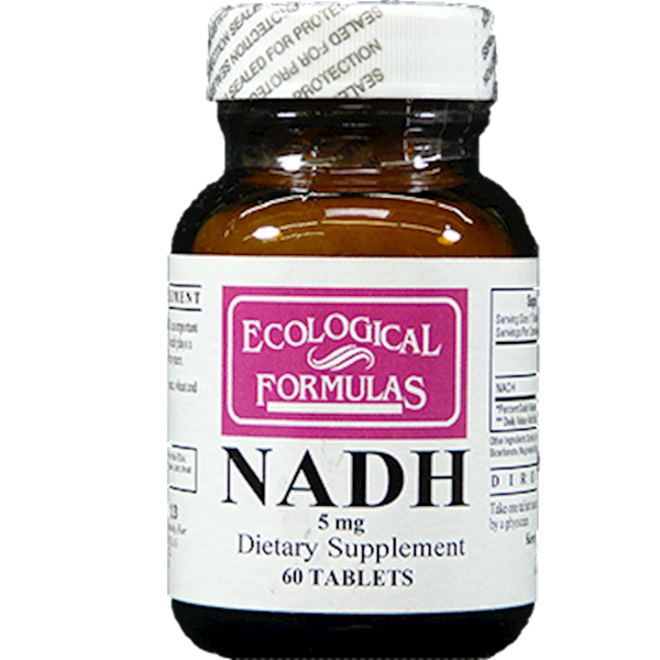 NADH 5 mg (Ecological Formulas) 60ct Front