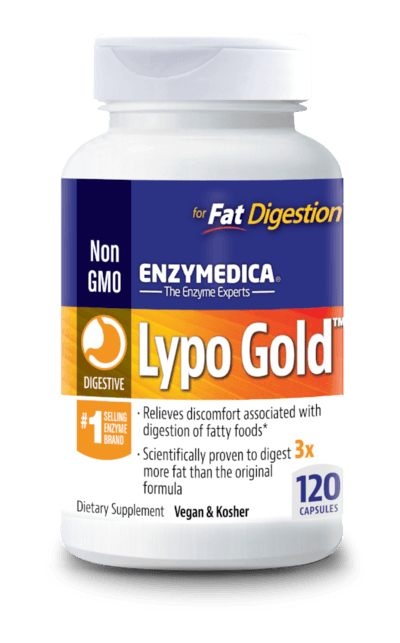 Lypo Gold 120 Capsules Enzymedica
