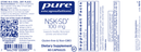 nsk-sd 100 mg pure encapsulations label