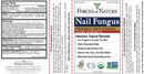 anti-fungal | nail fungus (forces of nature) label