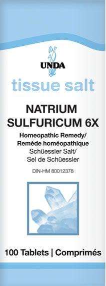 Natrium Sulfuricum 6X (Salt) (UNDA) Front