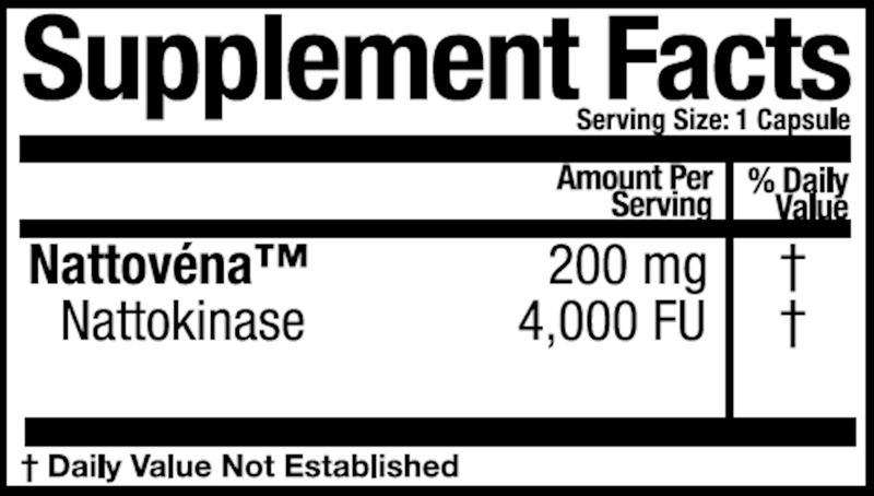 Nattovena (Arthur Andrew Medical Inc) Supplement Facts
