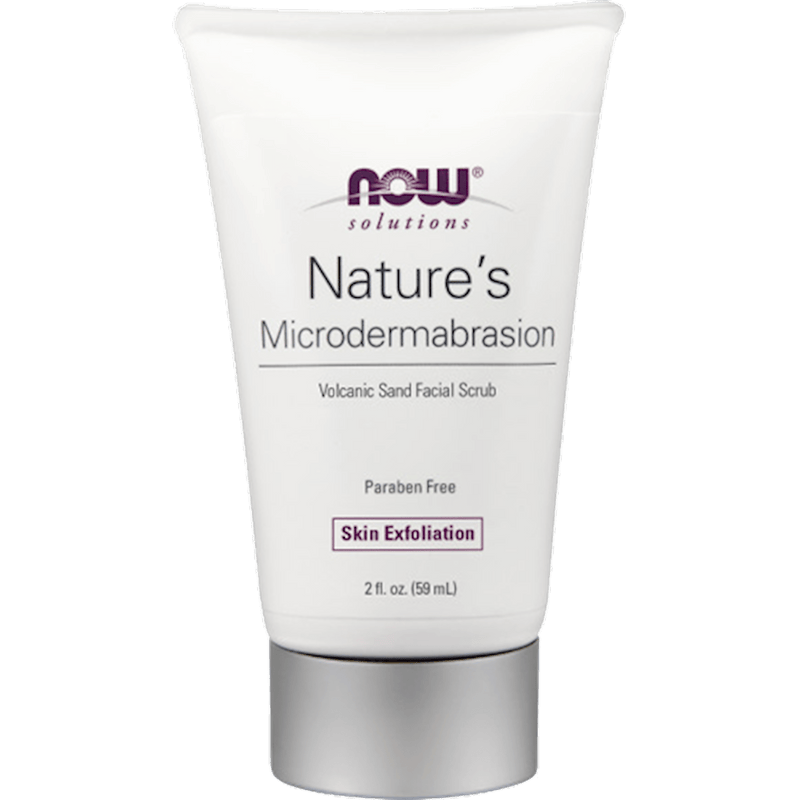 Natures Microdermabrasion Scrub (NOW) Front