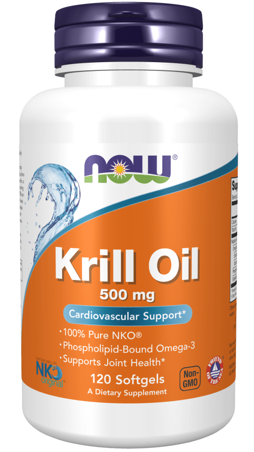 Neptune Krill Oil 500 mg (NOW) Front