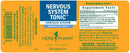 nervous system tonic herb pharm label