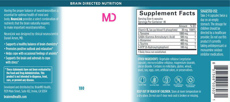 NeuroLink (Brain MD) Label