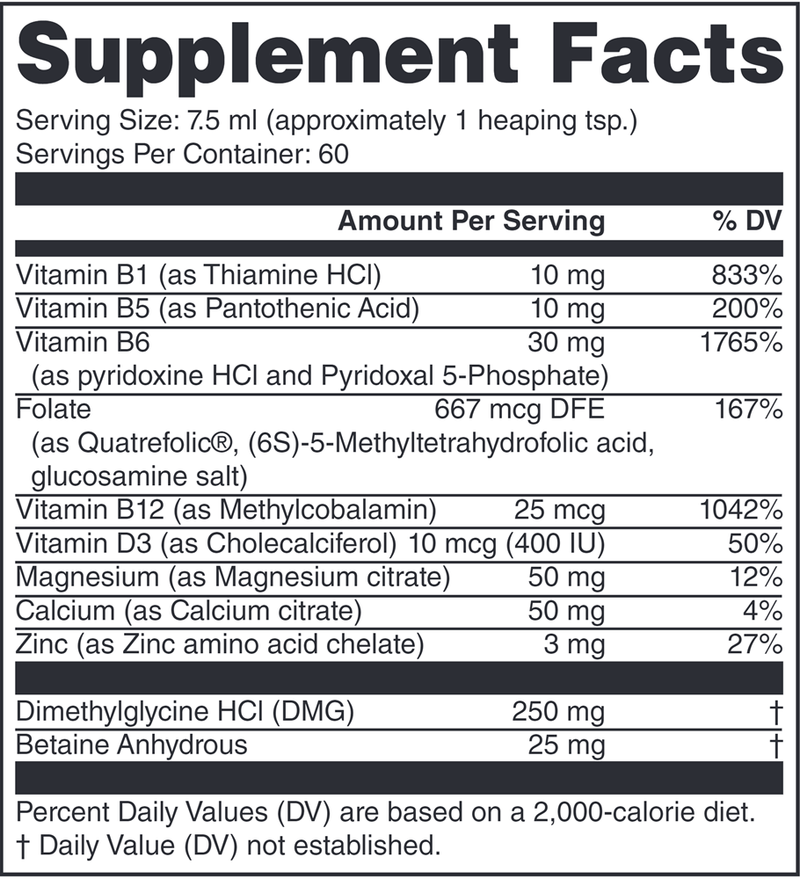 NeuroMax (Nutritional Frontiers) Supplement Facts