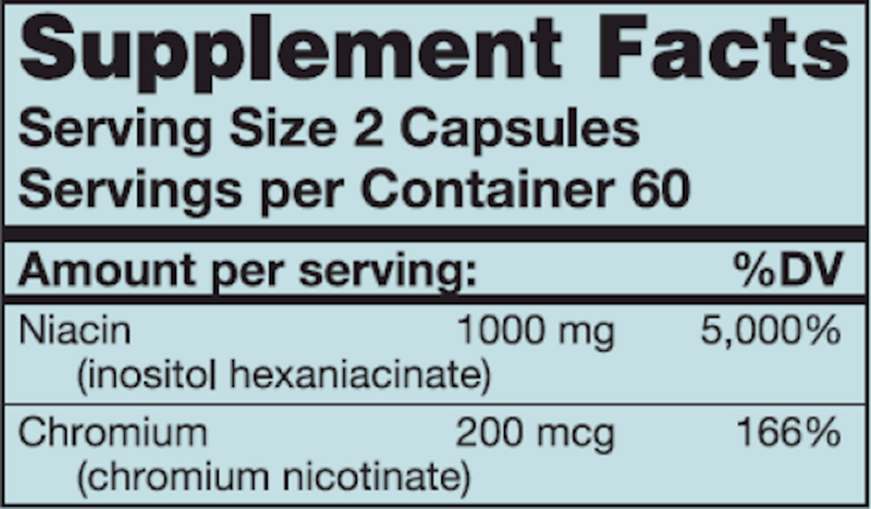 NiaPlex (Karuna Responsible Nutrition) Supplement Facts