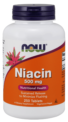 niacin 500 mg (now foods)