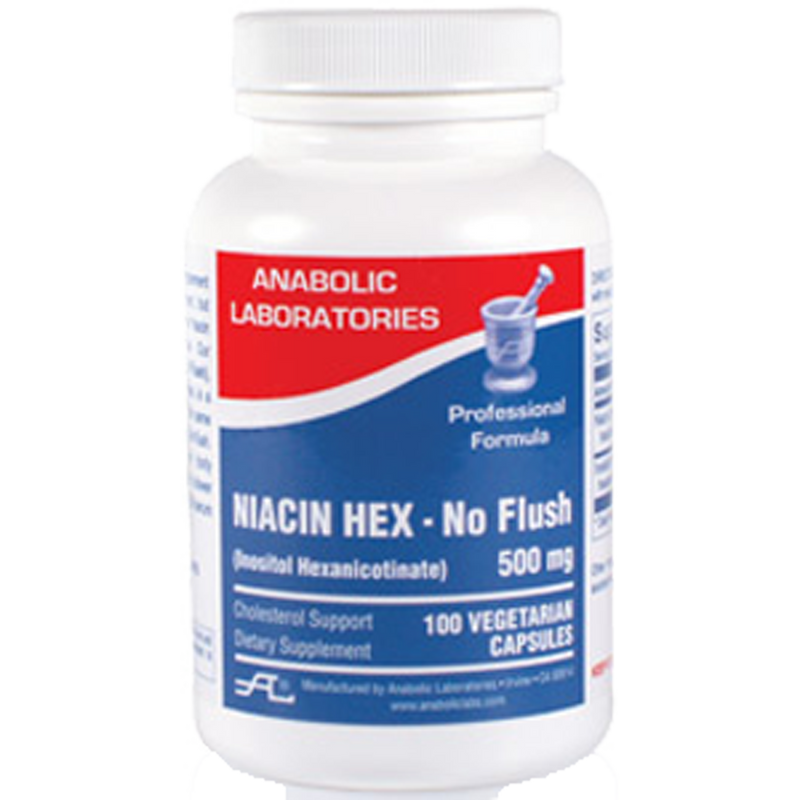 Niacin Hex (No Flush) 525 mg (Anabolic Laboratories) Front