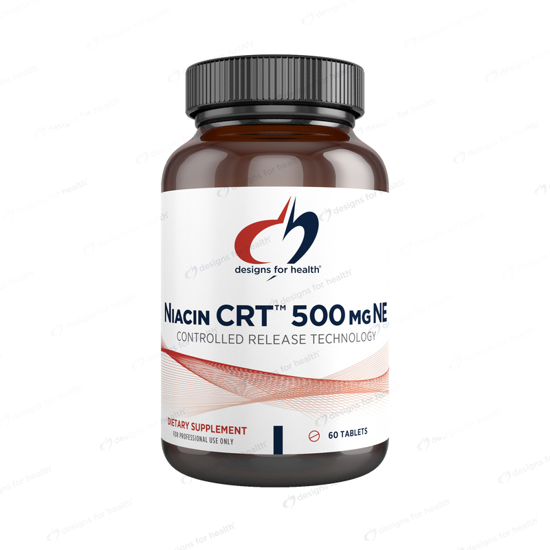 Niacin CRT 500 mg NE (Designs for Health) Front