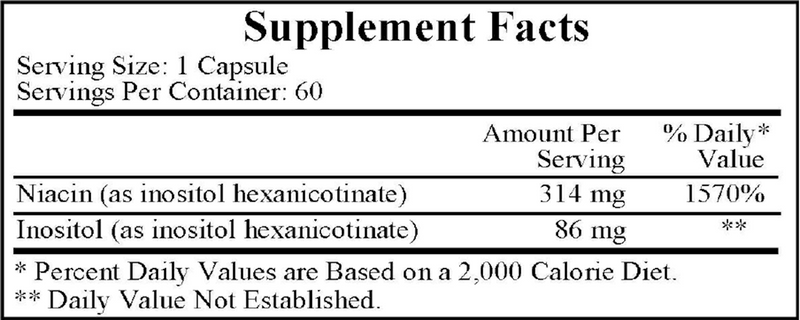 Niasitol 400 mg (Ecological Formulas) Supplement Facts