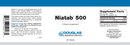 niatab 500 douglas labs label