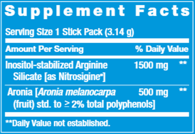NitroVasc™ Boost (Berry) (Life Extension) Supplement Facts