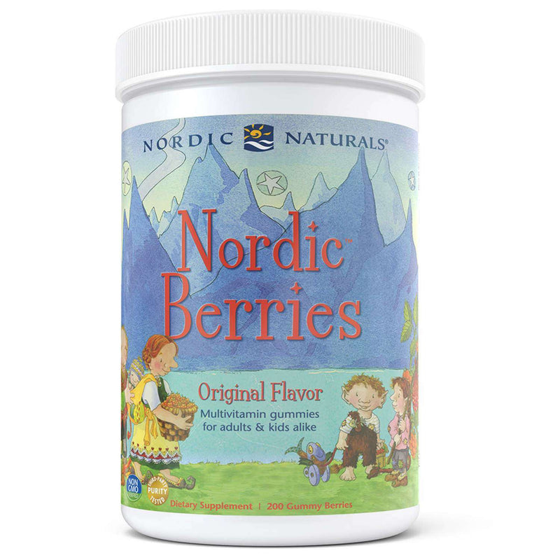 Nordic Berries Gummies Citrus 200 Count (Nordic Naturals)