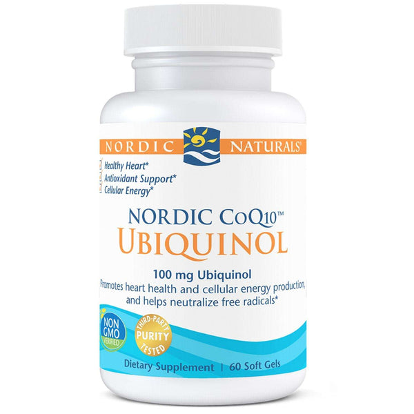 Nordic CoQ10 Ubiquinol 60 Soft Gels Nordic Naturals
