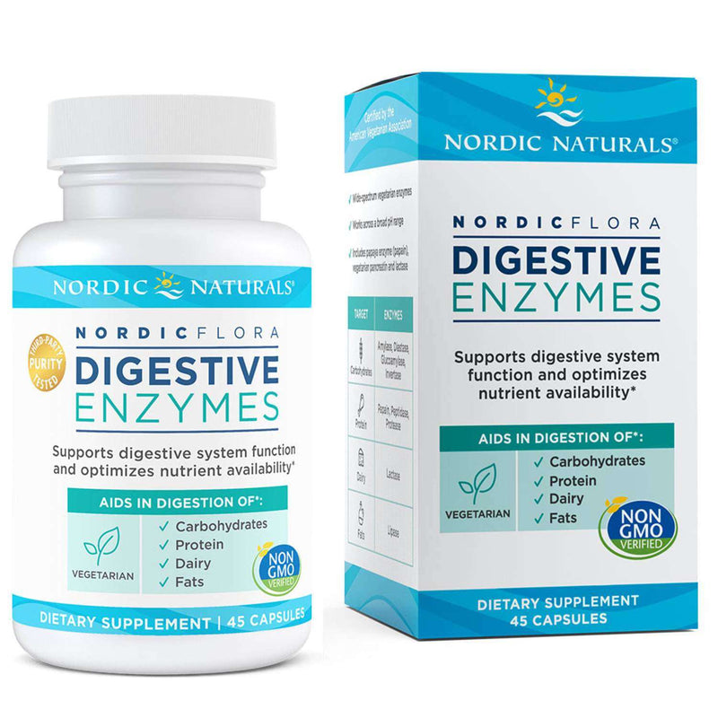 Buy Nordic Flora Digestive Enzymes 45 Capsules Nordic Naturals