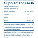nordic beauty collagen peptides (nordic naturals) supplement facts
