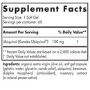 CoQ10 ubiquinol sport (nordic naturals) supplement facts