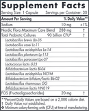nordic flora probiotic maximum care (nordic naturals) supplement facts