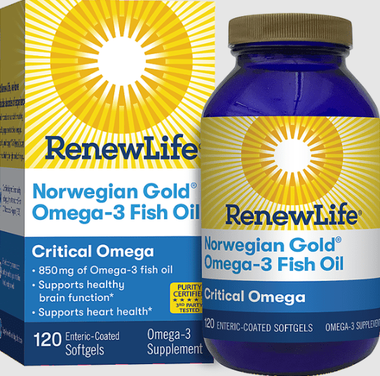 Norwegian Gold Critical Omega (Renew Life) Front