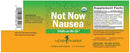 not now nausea herbs on the go herb pharm label