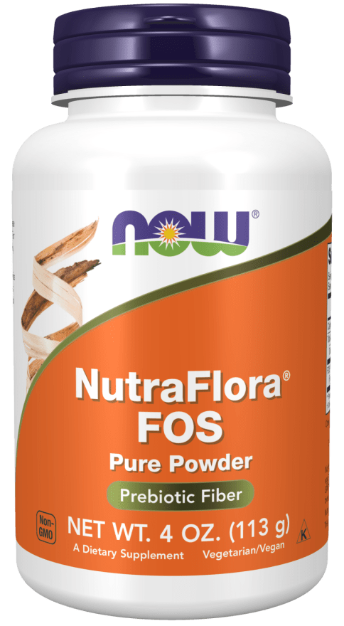 NutraFlora FOS Powder (NOW) Front