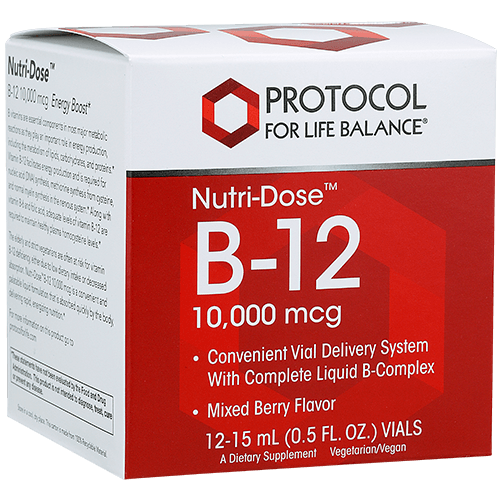 Nutri-Dose B-12 10,000 mcg (Protocol for Life Balance)