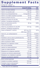 nutrient 950 without iron supplement facts