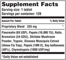 nutrizyme american nutriceuticals supplement facts