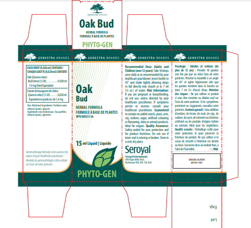 Oak Bud Genestra Label