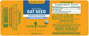 oat seed alcohol-free herb pharm label