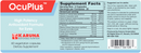 ocuplus (karuna responsible nutrition) label