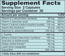 ocuplus (karuna responsible nutrition) supplement facts