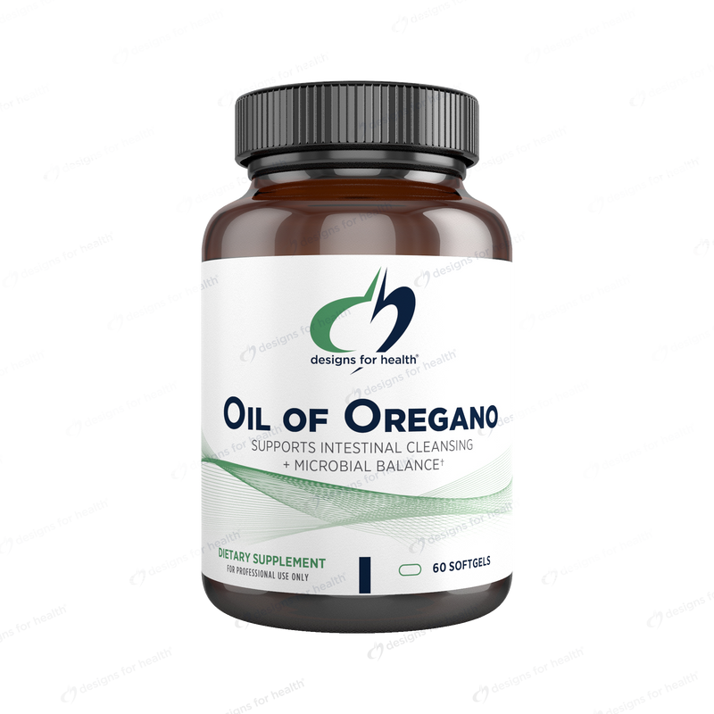 Oil of Oregano (Designs for Health) 60ct Front