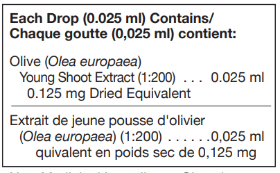 Olea Europaea 125 ml (UNDA) ingredients
