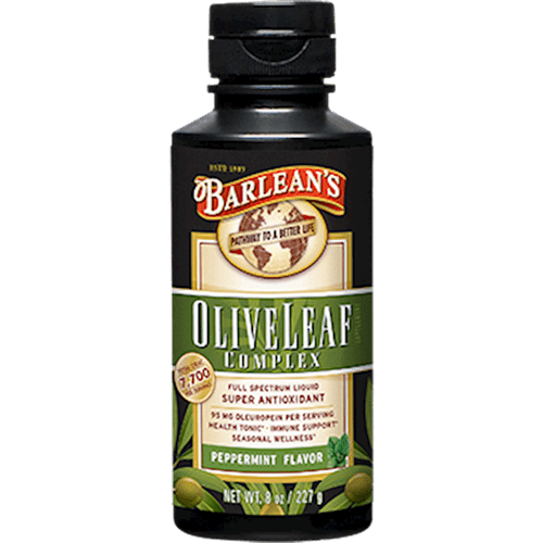 Olive Leaf Complex Peppermint 8oz (Barlean's Organic Oils)