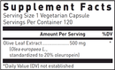 Olive Leaf Extract 120 caps
