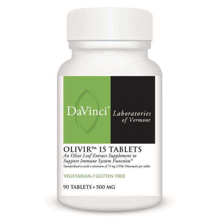 Olivir 15 Tablets (DaVinci Labs) Front