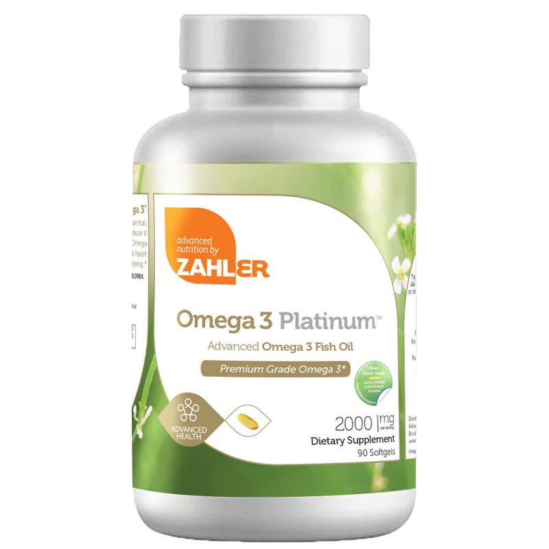 Omega 3 Platinum (Advanced Nutrition by Zahler) Front
