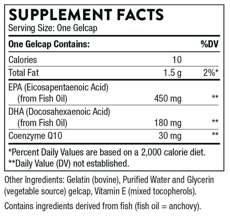 Omega-3 with CoQ10 Thorne Products