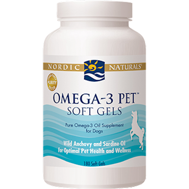 Omega-3 Pet Soft Gels 180 Count (Nordic Naturals)