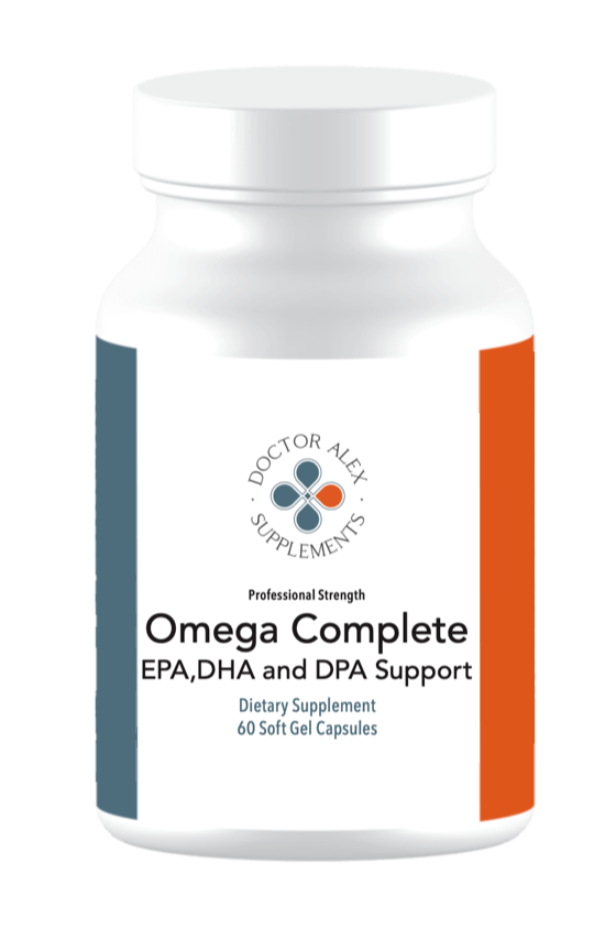 Doctor Alex Supplements | Omega Complete | EPA, DHA, and DPA Supplement | omega DPA | DPA Omega 3 | Fish Oil Supplement