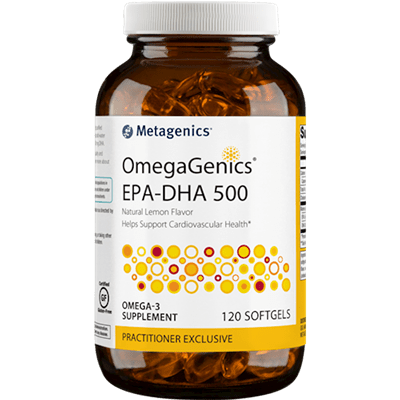 OmegaGenics EPA-DHA 500 Lemon (Metagenics) 120ct