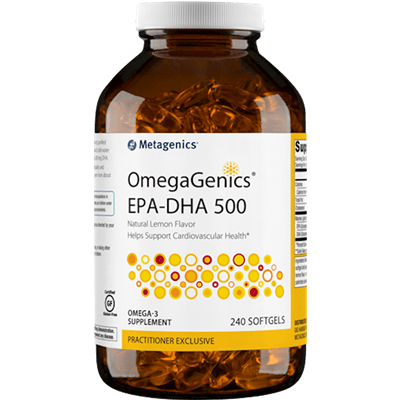OmegaGenics EPA-DHA 500 Lemon (Metagenics) 240ct