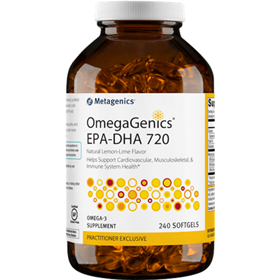 OmegaGenics EPA-DHA 720 Lemon (Metagenics) 240ct
